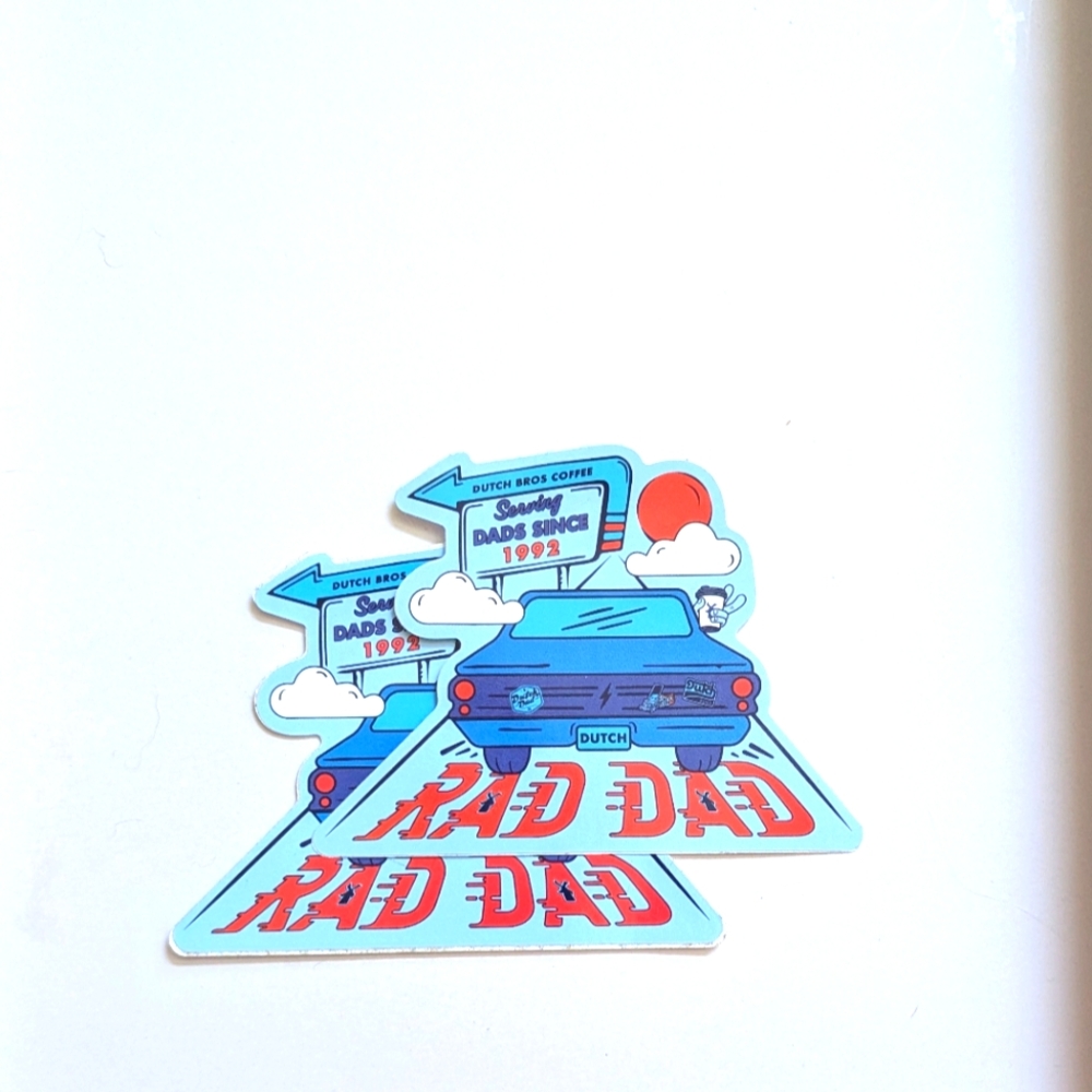 Rad Dad Sticker Set - Dutch Bros